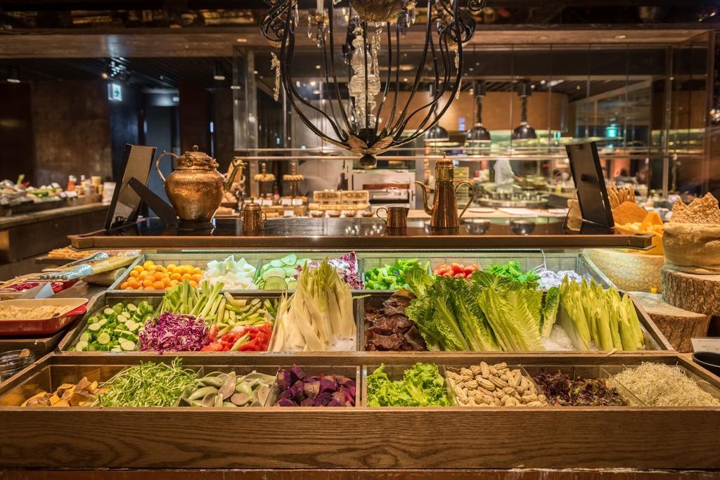 Palais De Chine Hotel Tajpej Zewnętrze zdjęcie Salad bar